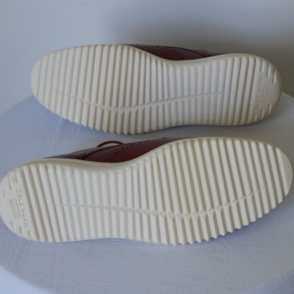 NEW Men's Cole Haan Grand Plus Wingtip Dress Oxford British Tan C36939 Shoes - Picture 7 of 7